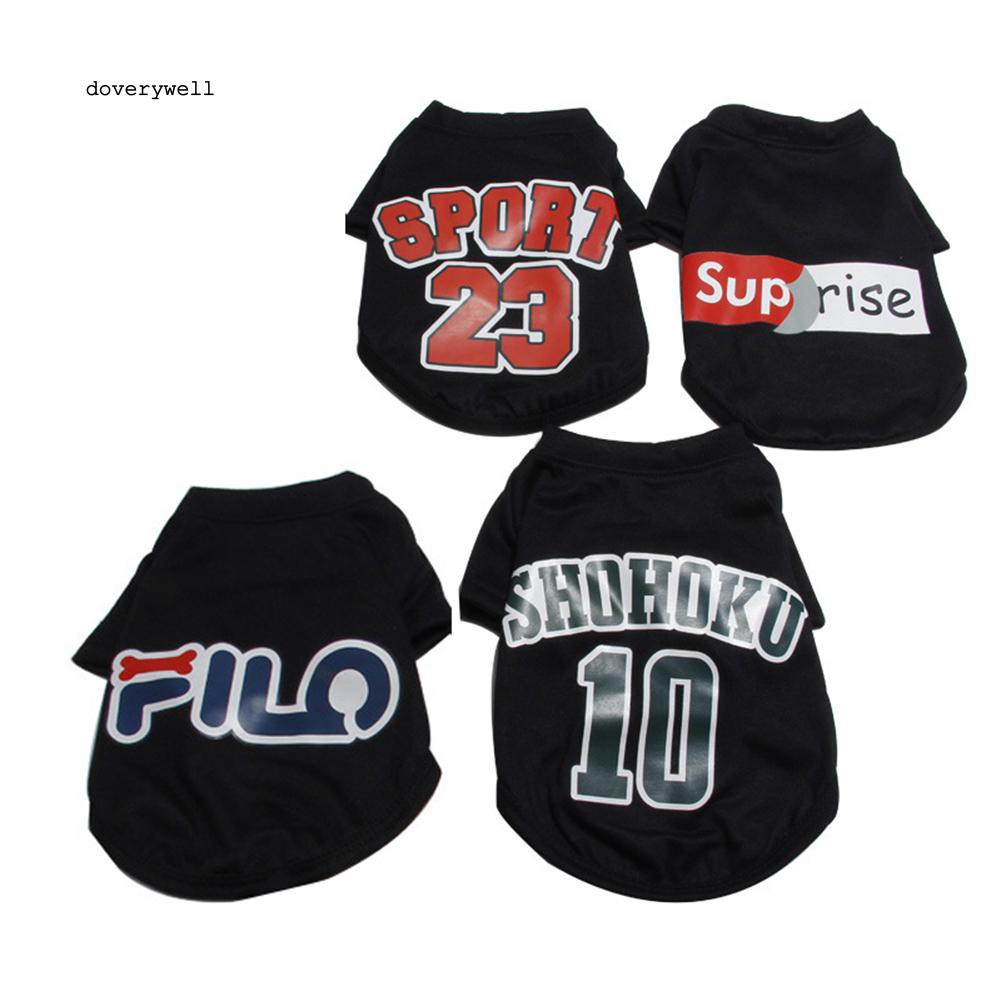 Áo thun in hình dễ thương cho thú cưng