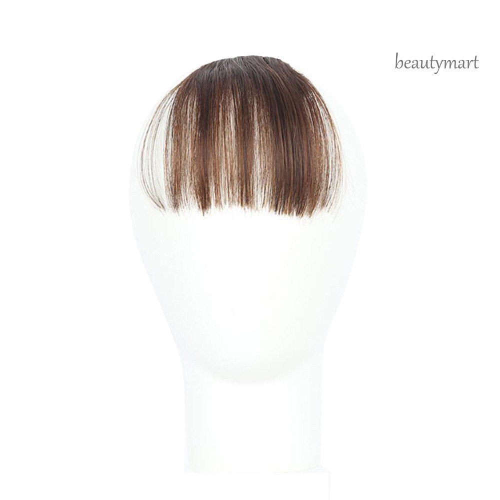 [Hàng mới về] Tóc mái thưa giả có kẹp gắn 4 màu tùy chọn cho nữ