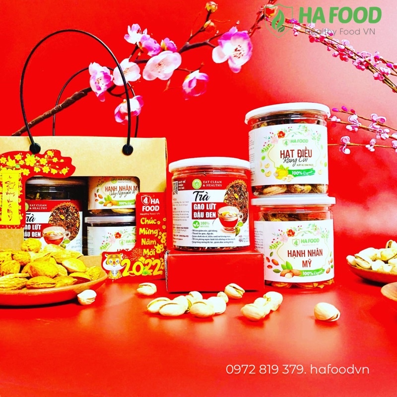 Quà tết sang trọng 2022 hafood gồm các hạt dinh dưỡng nhập khẩu làm quà biếu, quà tết | BigBuy360 - bigbuy360.vn