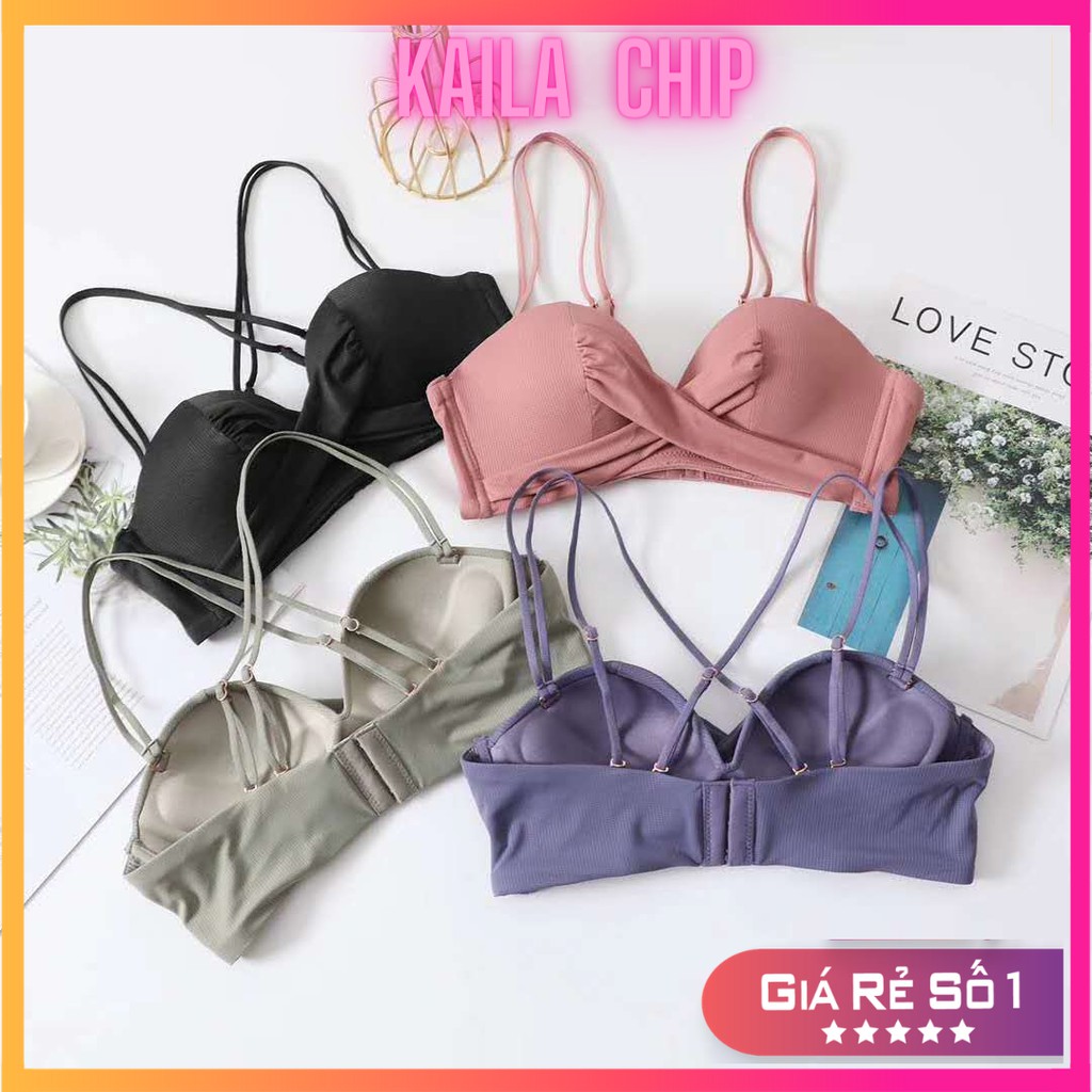 [Hàng cao cấp] Bikinni 2 mảnh, đồ lót nữ đi biển, đồ lót nữ su cao cấp nhún nơ thông hơi siêu mát Kaila Ch | BigBuy360 - bigbuy360.vn