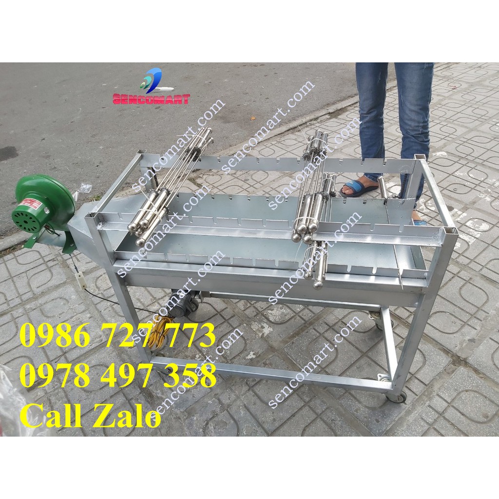 Lò Nướng Thịt Xiên 2 Tầng Inox giá rẻ tại SENCOMART