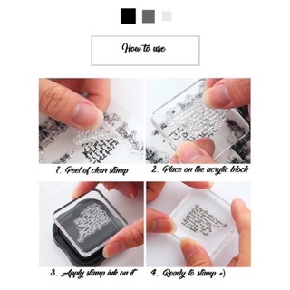 Con dấu clear stamp trong suốt
