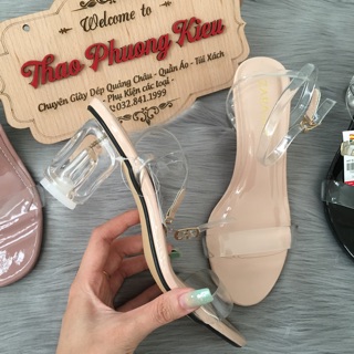 Sandal gót trong