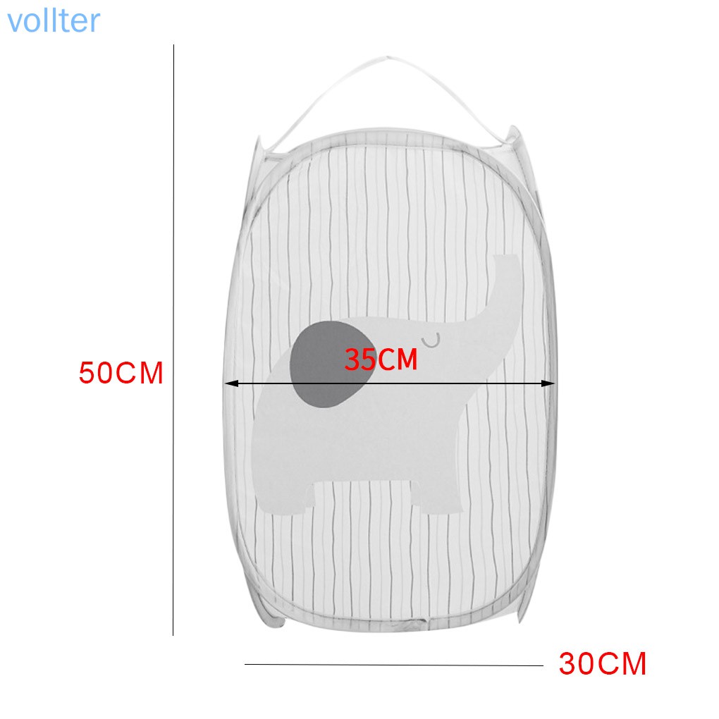 Giỏ lưới đựng quần áo bẩn có thể gấp gọn tiện dụng