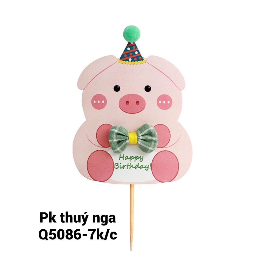 5 THẺ CẮM ĐỘNG VẬT (CHẤT LIỆU GIẤY)