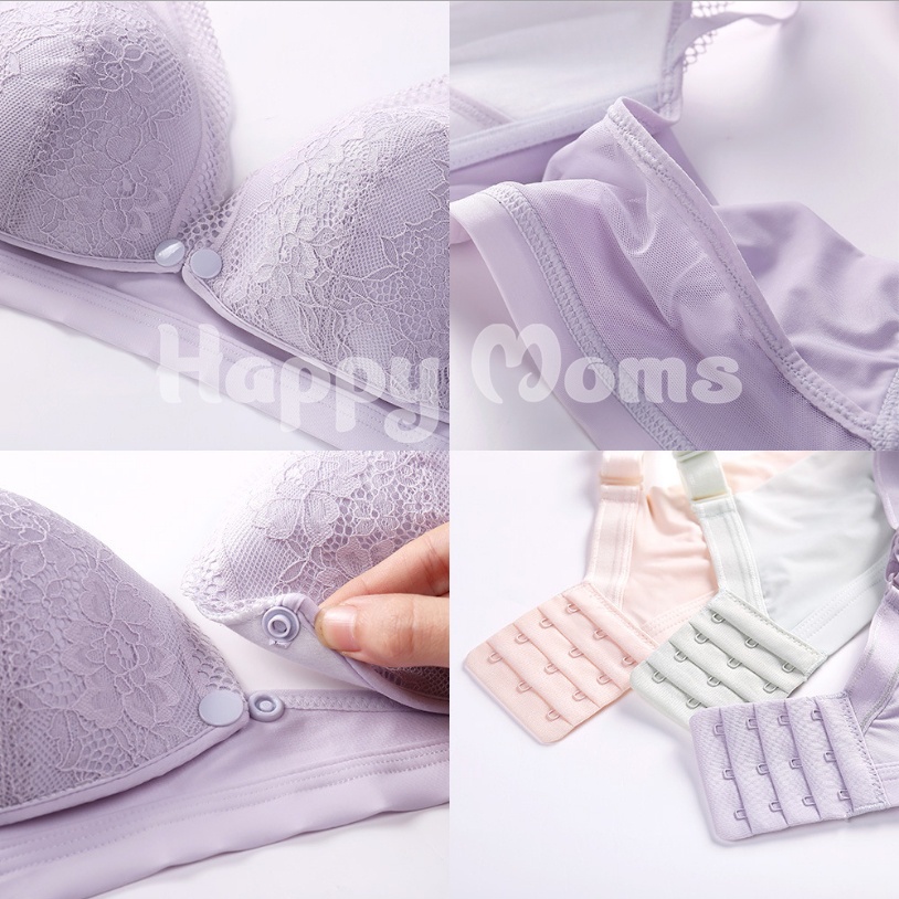Áo Lót Bầu - Áo Ngực Cho Con Bú Chất Ren Mềm Mịn Cao Cấp cho mẹ bầu và sau sinh - Đồ bầu HappyMom