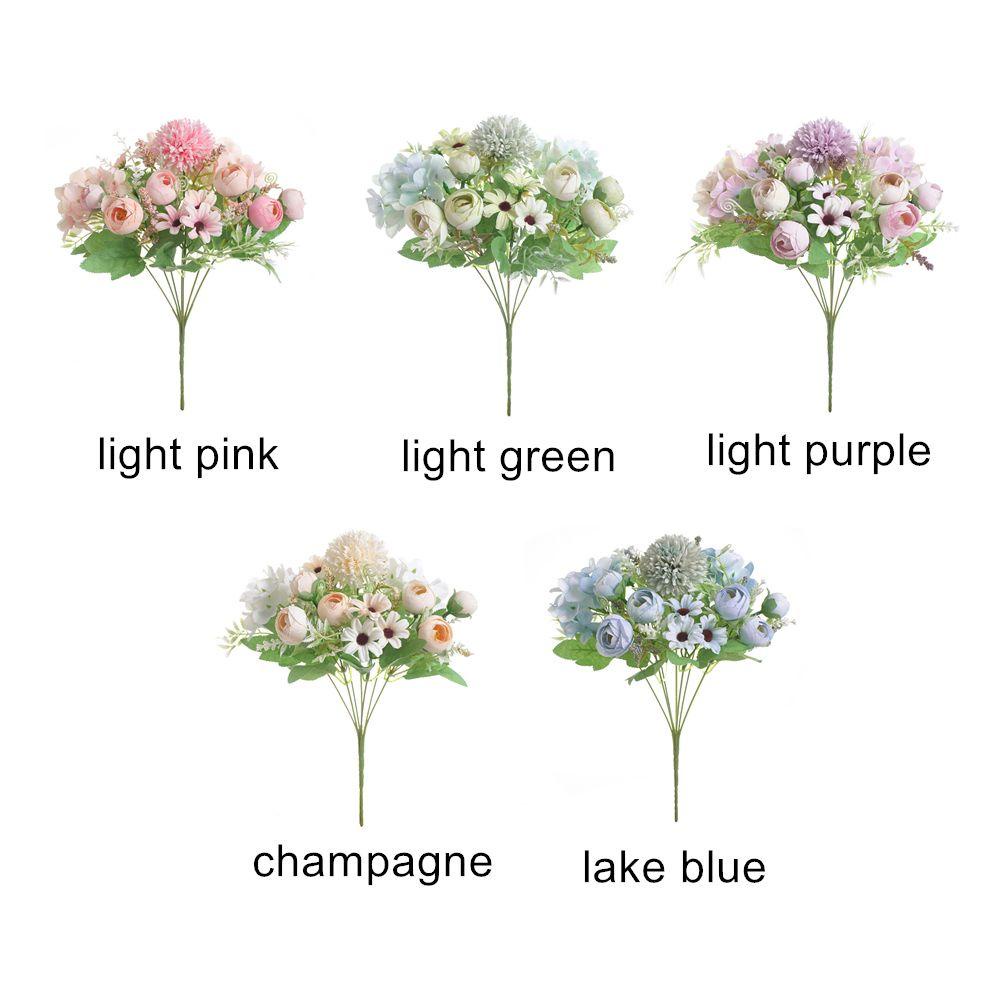 KUNHEV Bó Hoa Mẫu Đơn Giả 7 Nhánh Trang Trí Tiệc Cưới