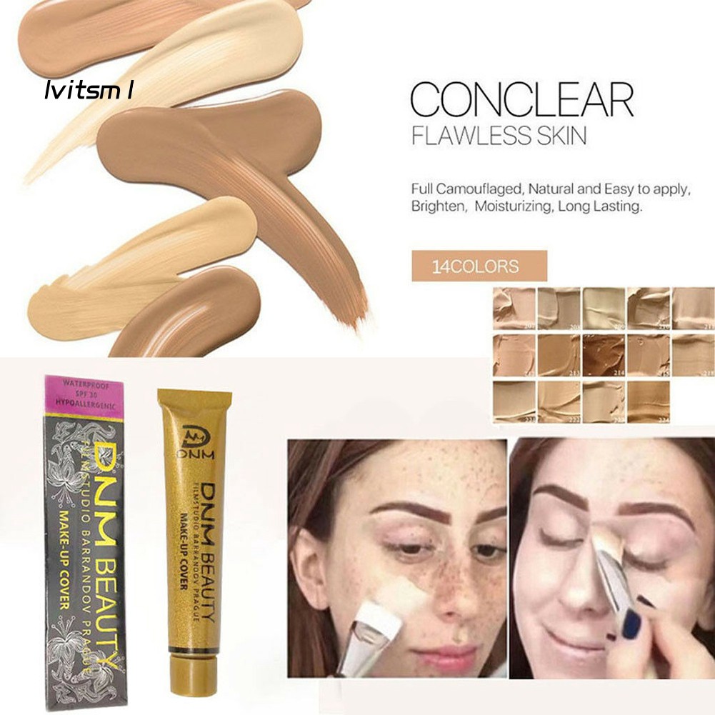 [Hàng mới về] Kem che khuyết điểm che phủ toàn diện vết thâm trên khuôn mặt DNM