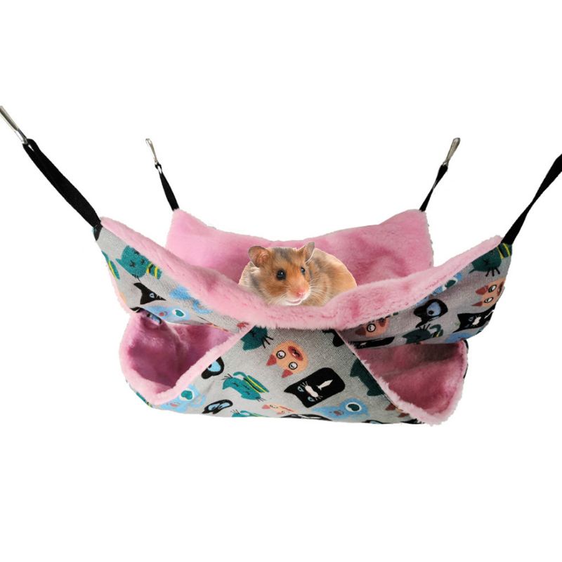 Giường Ngủ Nhiều Lớp Mềm Mại Cần Thiết Cho Hamster / Sóc / Vẹt
