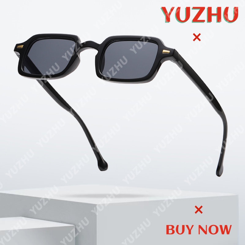 (YUZHU) Kính Râm Đi Biển Thời Trang Hình Vuông Đơn Giản Phong Cách Retro Hàn Quốc