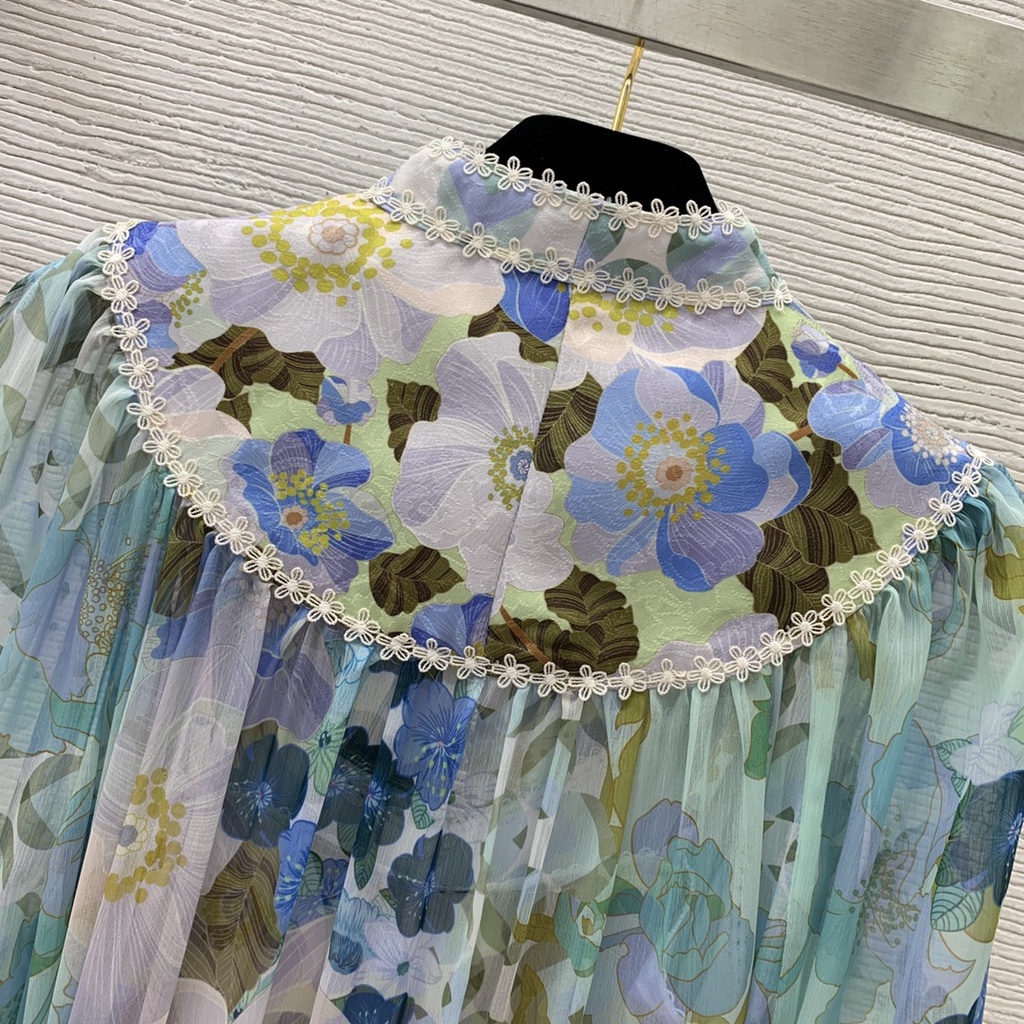 Đầm nữ thời trang cao cấp Zimmerman thiết kế mẫu hoa, phong cách điệu đà, nữ tính