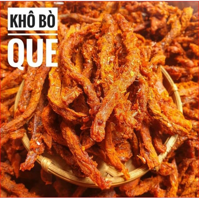 Khô Bò Que  CAY CAY NGON NGẤT NGÂY _ 250 GRAM_bò vị cay_ăn vặt kusn_store