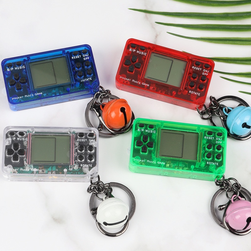 Móc Khóa Máy Chơi Game Cầm Tay Mini Trong Suốt Z-QT05 Thời Trang Cổ Điển