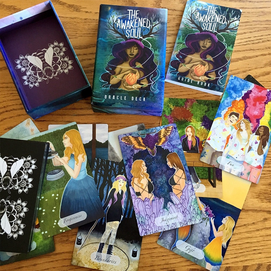 Bộ Bài Awakened Soul Oracle (Mystic House Tarot Shop) - Bài Gốc Authentic Chính Hãng 100%