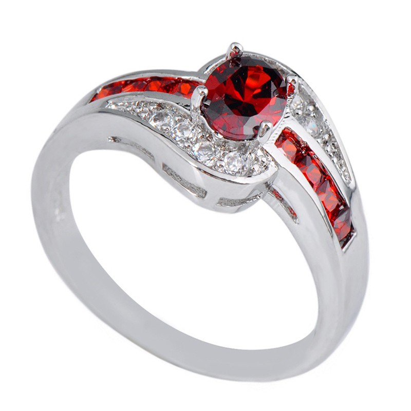 Aifei Jewellery Women Ring Mosaic Diamond 925 Sterling Silver R790