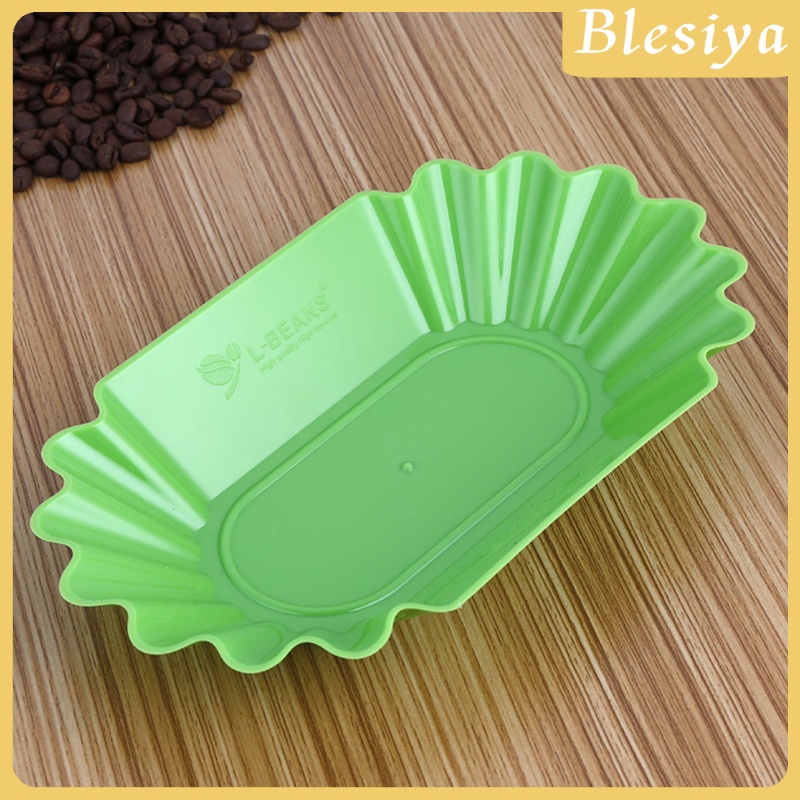 Khay Đựng Thức Ăn Bằng Nhựa Hình Oval Tiện Dụng