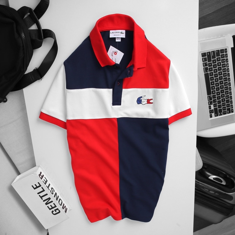 Áo thun polo nam chất cá sấu, hàng in loại 1 siêu bền