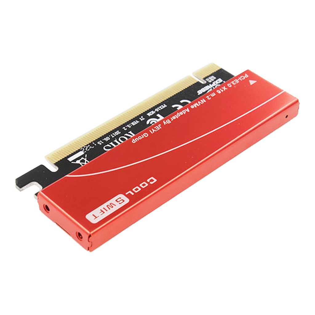 Card mạng NVME M.2 NGFF SSD To PCIe 3.0 X16 kèm cánh tản nhiệt | BigBuy360 - bigbuy360.vn