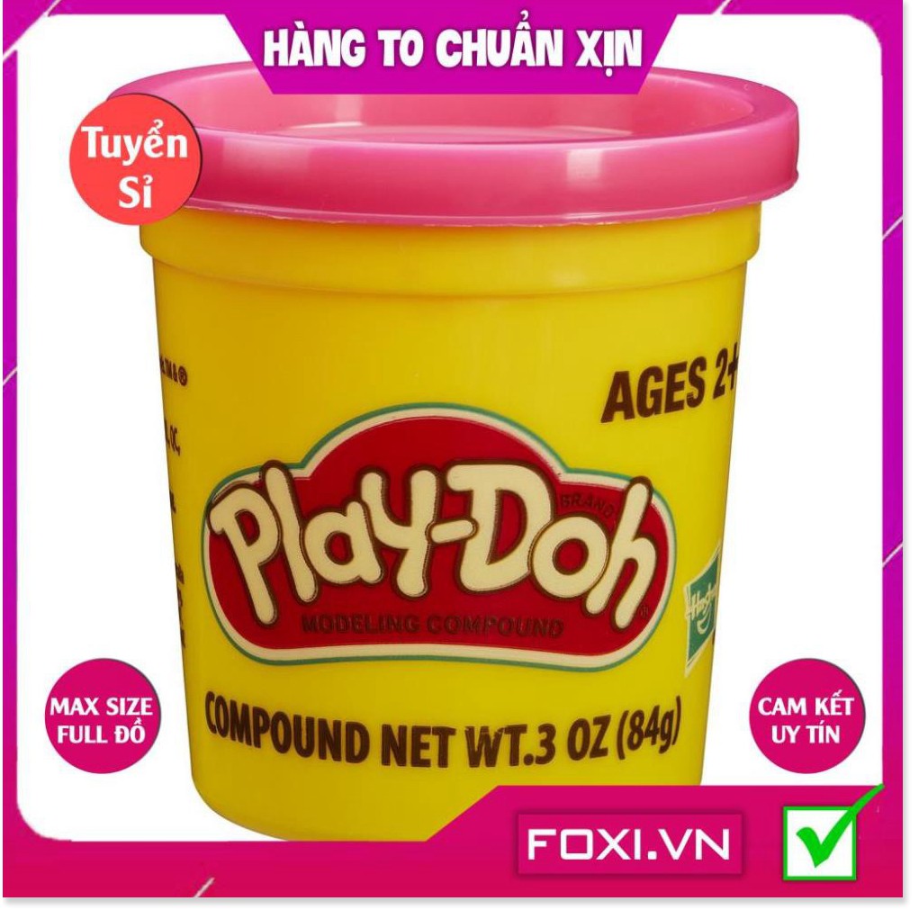 Hộp đất nặn an toàn Play Doh loại To-Hàng VNXK CLC-Tăng trí tưởng tượng và sự khéo léo cho bé