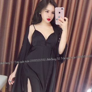 Váy ngủ kèm choàng sexy