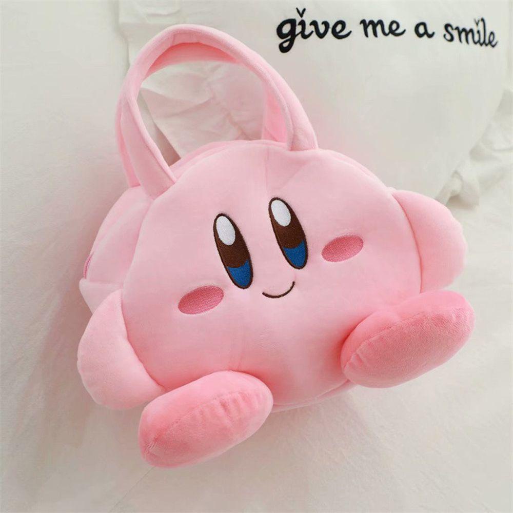 Túi Đeo Chéo Hình Kirby Nhồi Bông Đáng Yêu Ốp