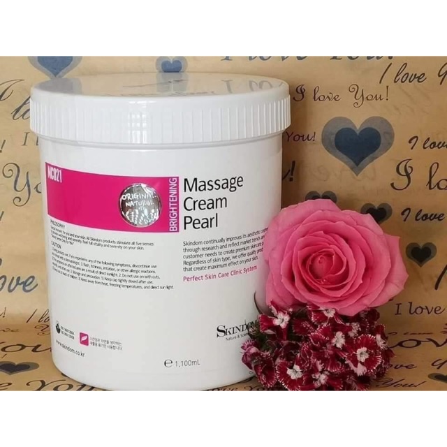 Kem massage Ngọc trai skindom