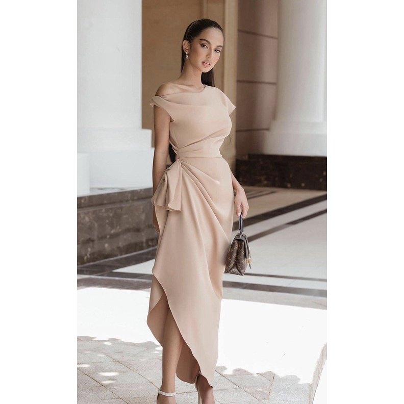 Đầm body dự tiệc thiết kế lệch vai cao cấp sang trọng - CAT BOUTIQUE - BD110