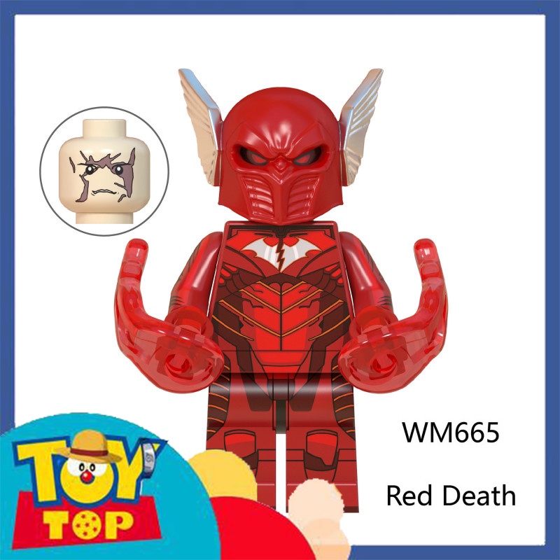 Đồ chơi lắp ráp mini DC Batman người dơi các mẫu Red Death Merciless Drowned Murder ... xếp hình WM6057