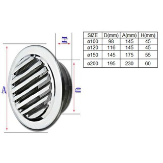CHỤP THÔNG HƠI D150