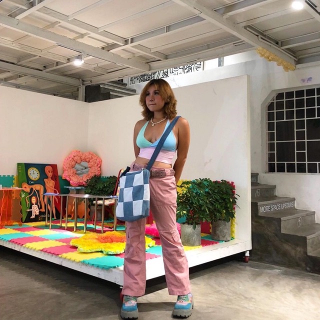 Túi Đeo Chéo Thời Trang Checker 30x30 Handmade Musty House