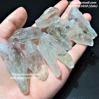 Đá thô thanh tẩy bài tarot màu xanh loại đẹp