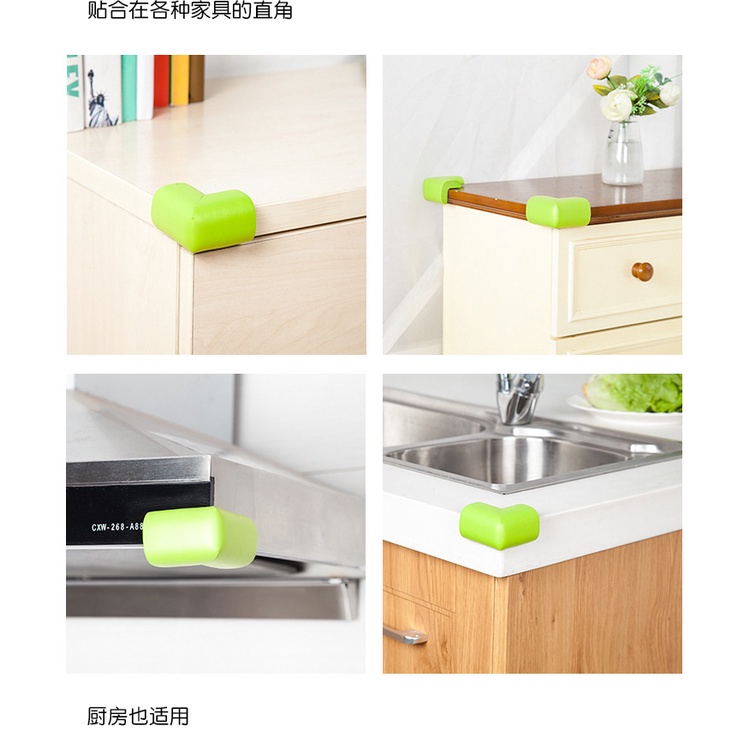 Miếng bọc cạnh bàn chống va chạm bảo vệ an toàn cho bé màu sắc ngẫu nhiên