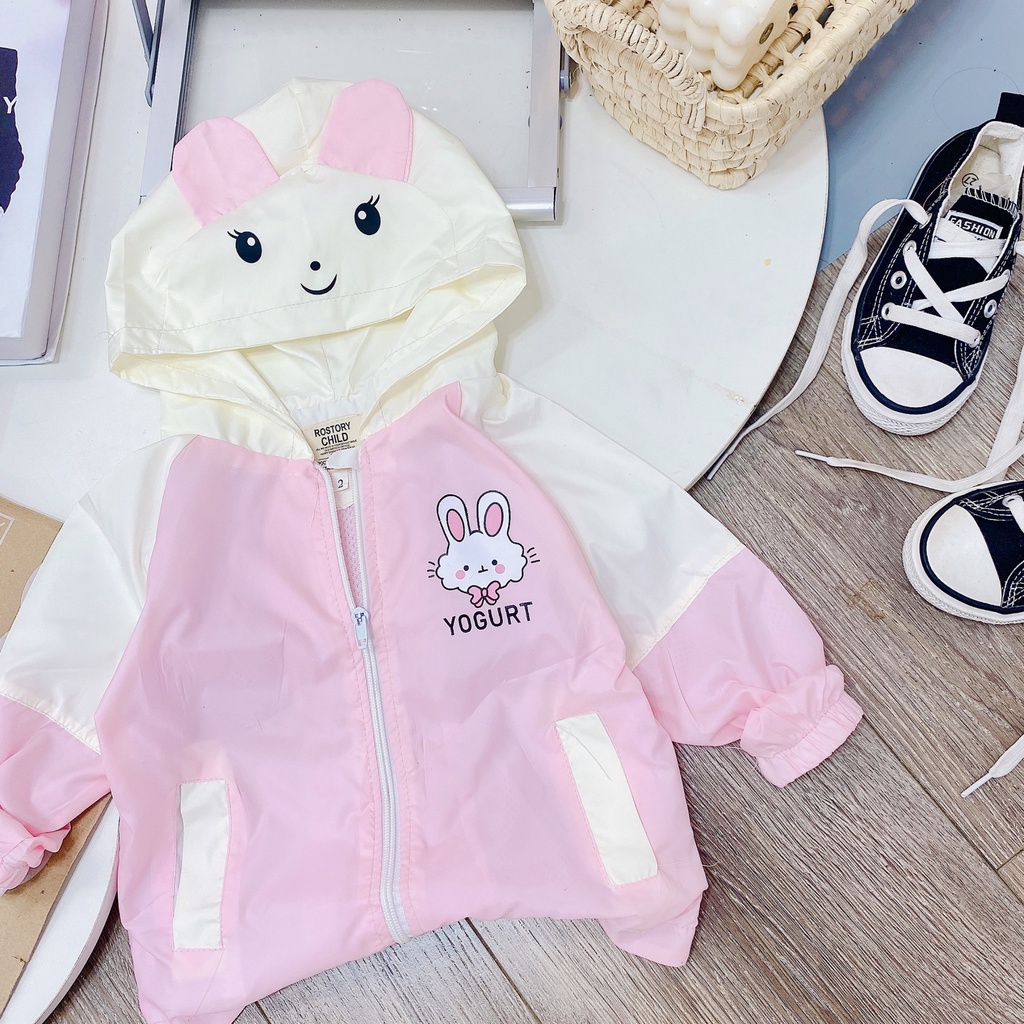 [Ảnh thật] Áo khoác gió 2 lớp cho bé trai bé gái siêu đáng yêu (10-22kg)