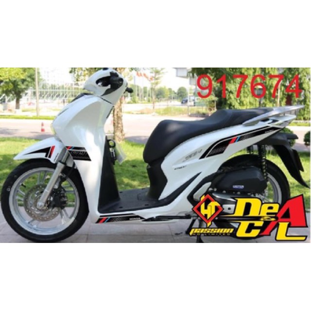 ( SH 2020 ) Tem Chế Uban Spost 8172 Cán 3 Lớp Chống Phai Cho SH 2020