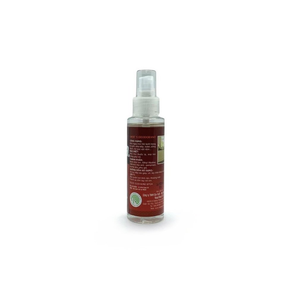 Chai Xịt Khử Mùi Giày SPCa 100ml Khử Mùi Hôi Chân Giúp Khử Mùi, Diệt Khuẩn Hiệu Quả Đến 24h