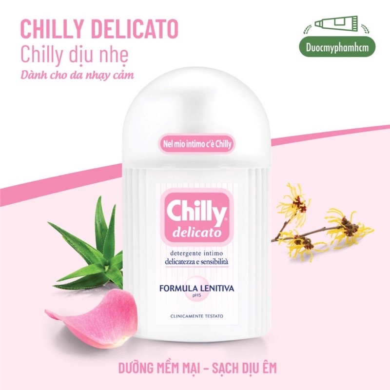 DUNG DỊCH VỆ SINH CHILLY GEL XANH LÁ, XANH DƯƠNG VÀ HỒNG ( lọ 200ml) - bán chạy số 1 tại Italy