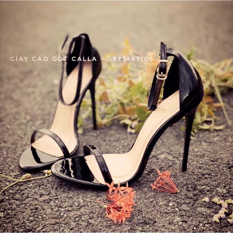 sandal 2 dây ngang Calla - cao 7-9-11-12cm