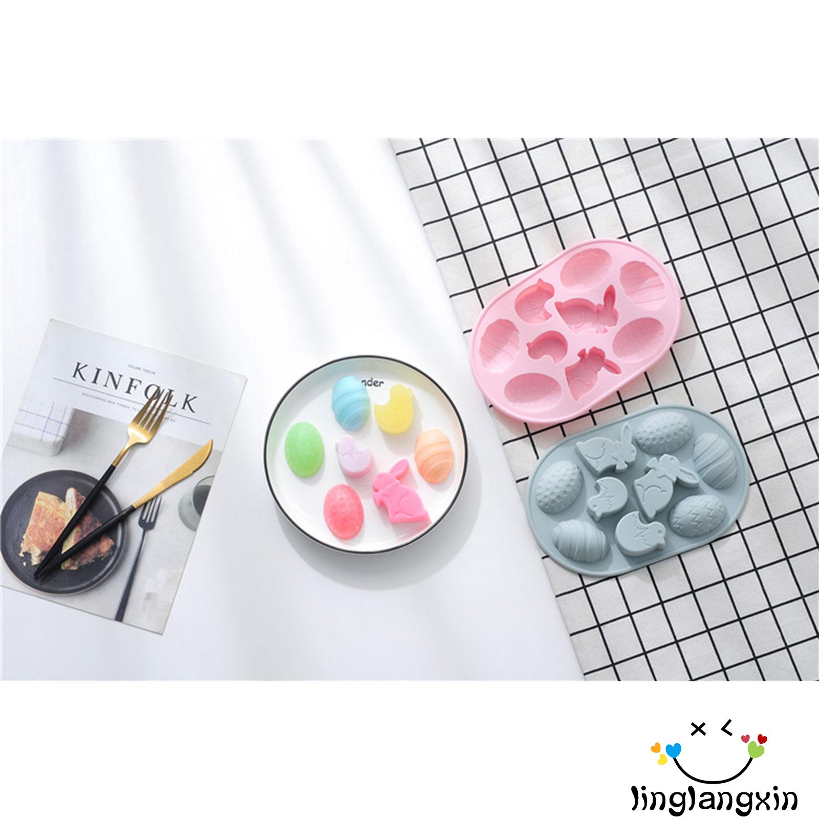 Khuôn Silicone Làm Bánh Hình Thỏ Đáng Yêu