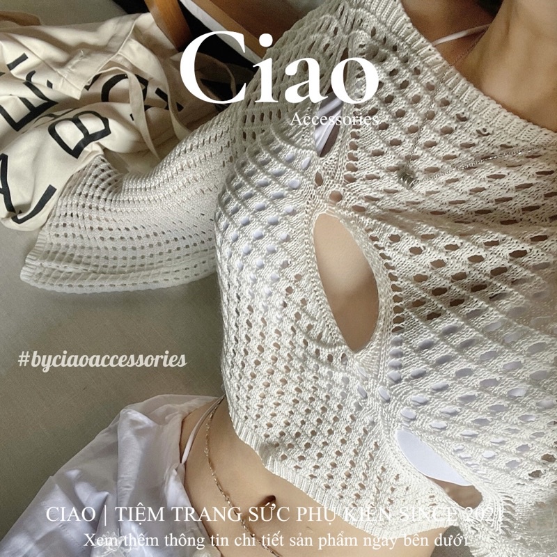 [HOẢ TỐC 1H] Dây chuyền/ Vòng cổ titan không gỉ thiết kế charm trendy Newyork Ciao