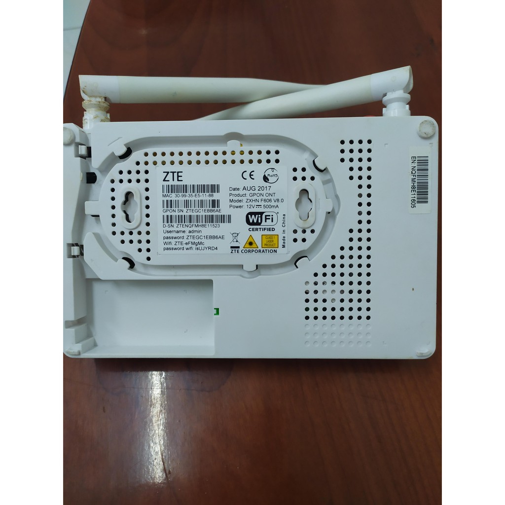 BỘ PHÁT WIFI MODEM WIFI VIETTEL ZTE ZXHN F606 CHÍNH HÃNG Shopee Việt Nam