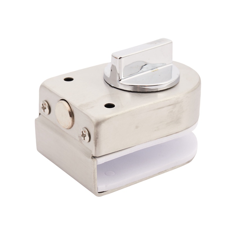 Bộ Khóa Cửa Kính Bằng Thép Không Gỉ Không Đục Lỗ Cho Phòng Tắm