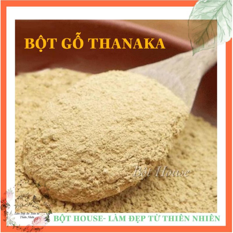 BỘT GỖ THANAKA HANDMADE DƯỠNG DA NHÀ BỘT
