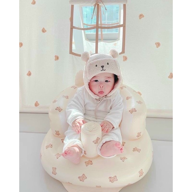 Ghế hơi tập ngồi cho bé Hàn Quốc hoạ tiết siêu xinh xắn dễ thương 𝐁𝐞𝐞𝐡𝐨𝐮𝐬𝐞