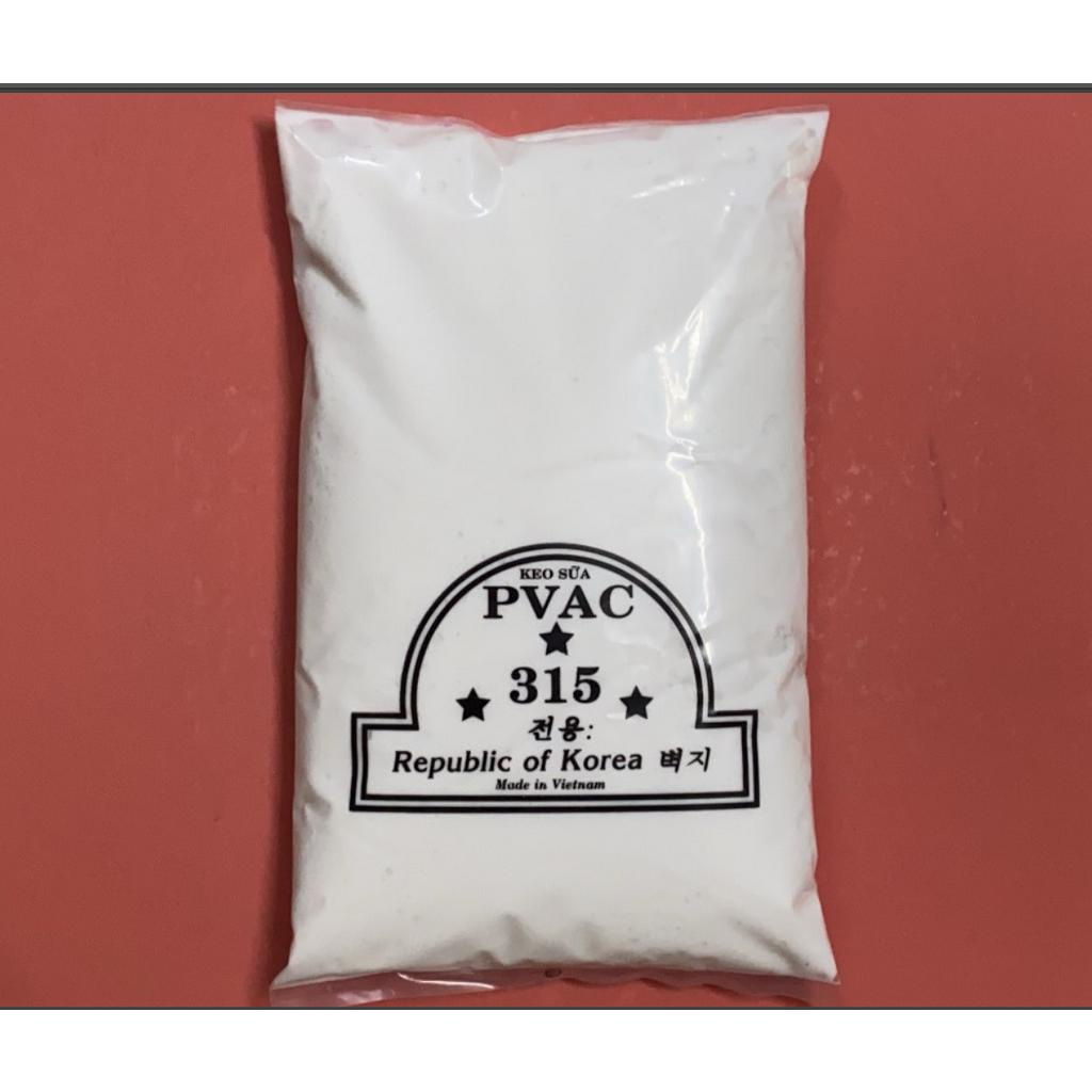 1Kg Keo sữa dán tường Hàn Quốc dùng để dán giấy dán tường và đồ thủ công, dán thảm, đồ trang trí  - Song Long Decor