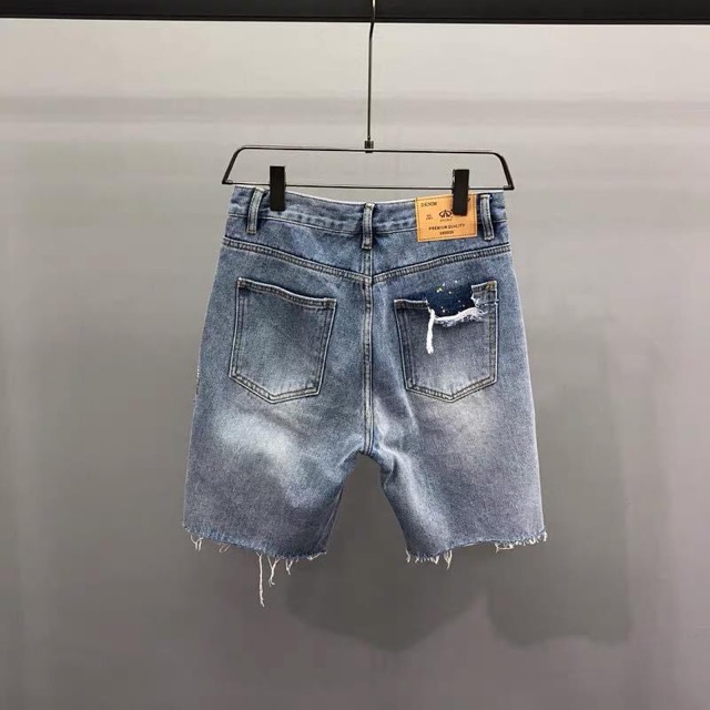 Short jean rách thêu hoa cúc [ kèm hình thật ] | BigBuy360 - bigbuy360.vn