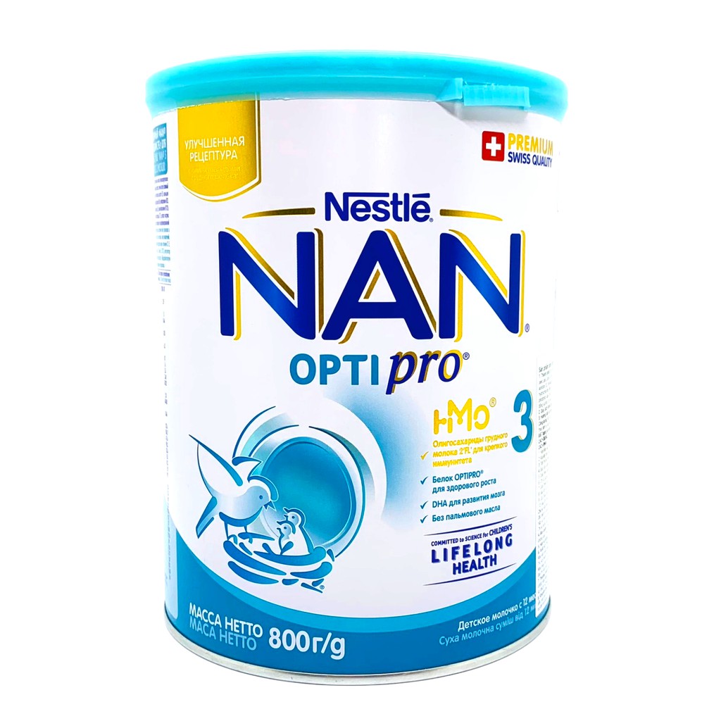 Sữa NAN Nga Số 3 - Lon 800gr - Nội Địa Nga.