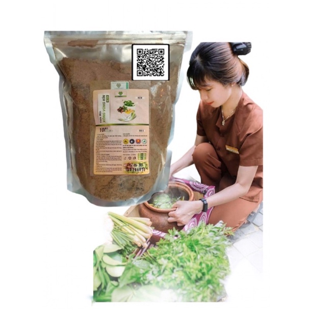 [HCM] Bột thảo mộc xông hơi vùng kín Mẹ Ken 500g.