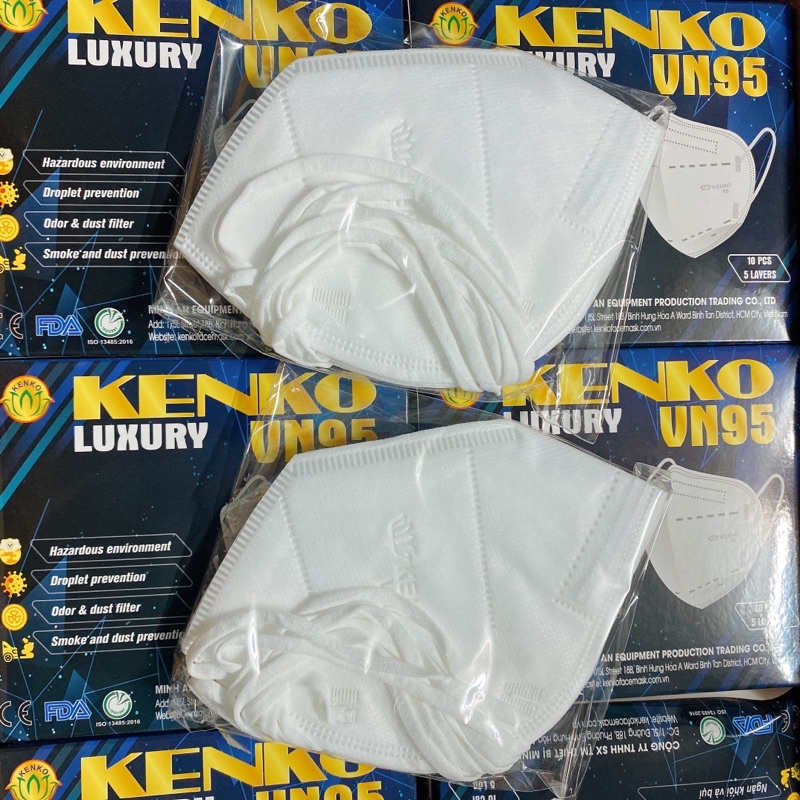 sỉ 1 thùng 50hộp khẩu trang KENKO 5 lớp luxury hàng xuất khẩu