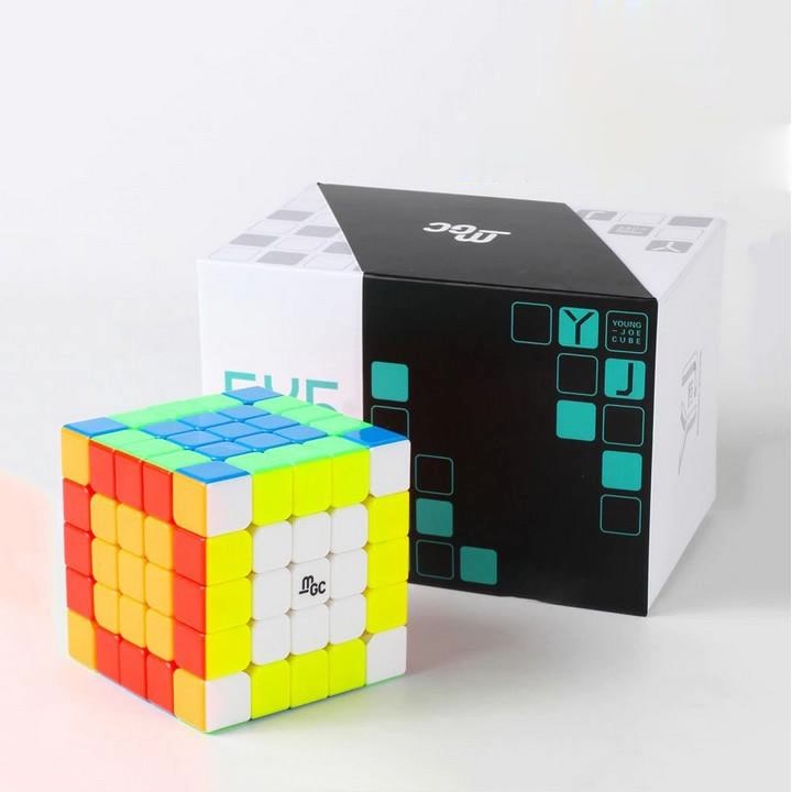 [Chính Hãng] Rubik 5x5 YJ MGC 5x5 Có Nam Châm Stickerless Rubic Không Viền 5 Tầng (Hãng Mod)