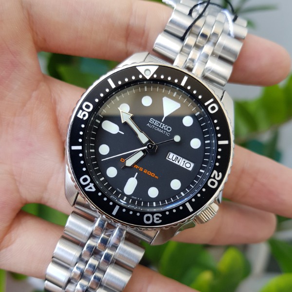 ĐỒNG HỒ NAM SEIKO DIVER'S SXK007K2 , MÀU ĐEN , SIZE 43MM